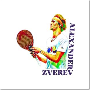 Alexander Zverev Posters and Art